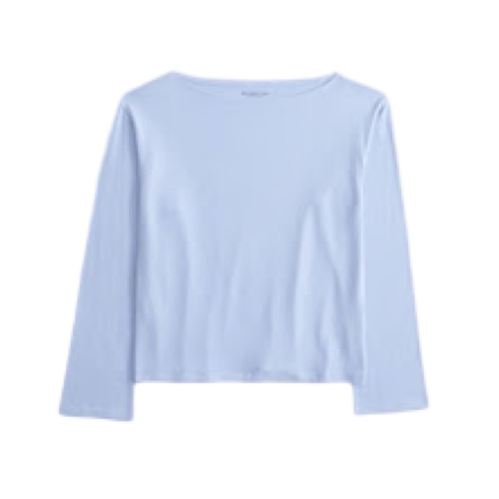 Abercrombie & Fitch AF Women's
Long-Sleeve Cozy Lounge Knit Tuckable Slash Tee